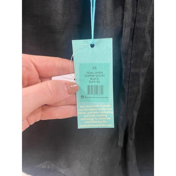 NWT Sea Level Swim Tidal Linen Skipper Short - Picture 5 of 7